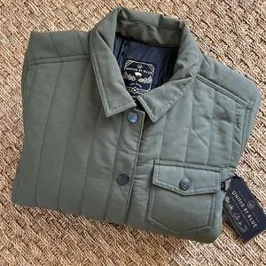 United by blue bison snap jacket top